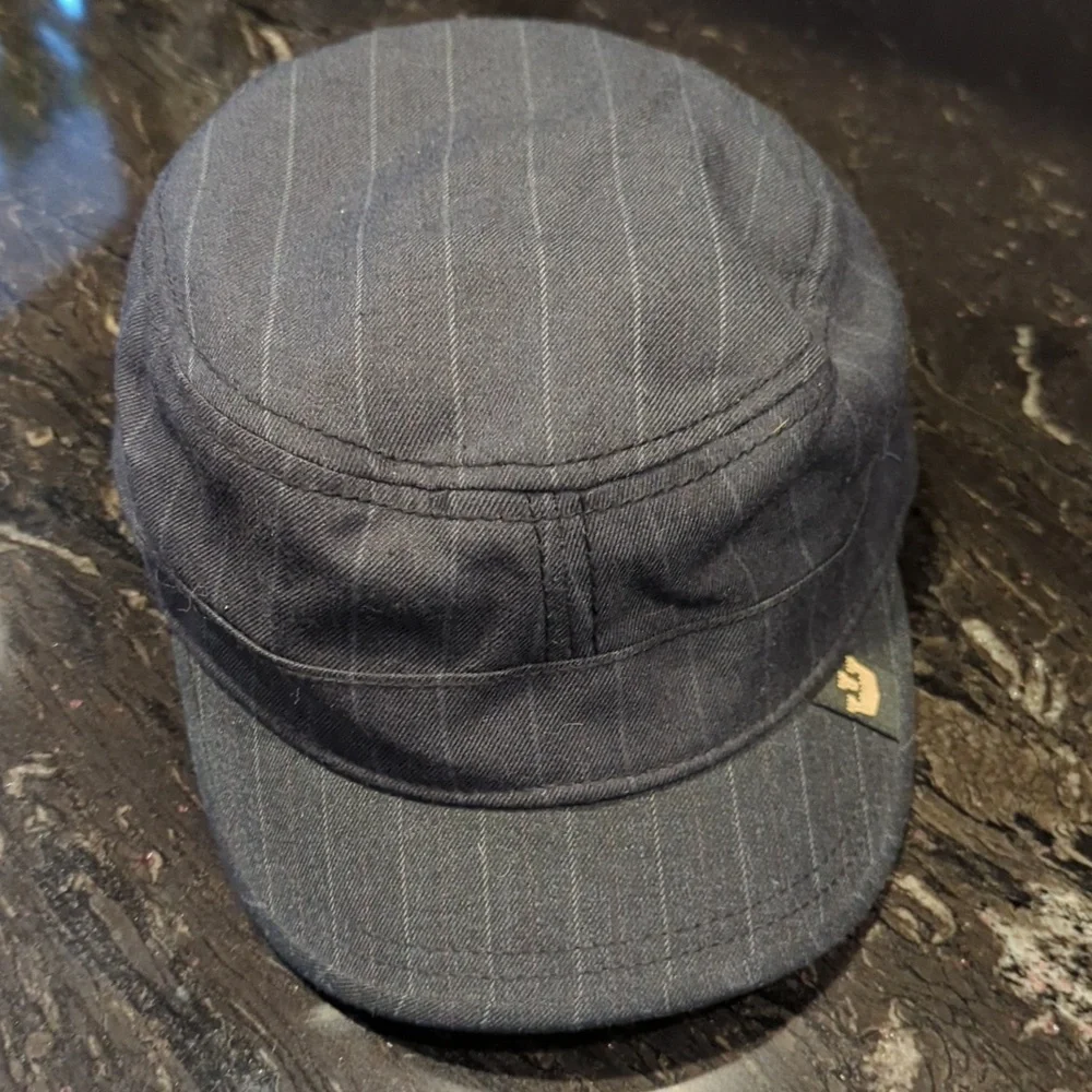 Goorin Bros Hat Striped Gray Newsboy Academia Preppy